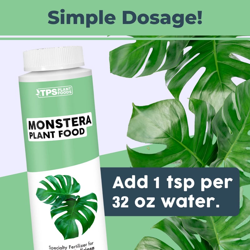 TPS NUTRIENTS Monstera Plant Food for Monsteras وPhilodendrons، سماد سائل للنباتات المنزلية الاستوائية، 32 أونصة (1 كوارت) - Image 4